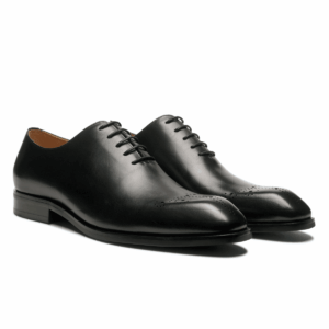 Set Richelieu Classique en Cuir Noir