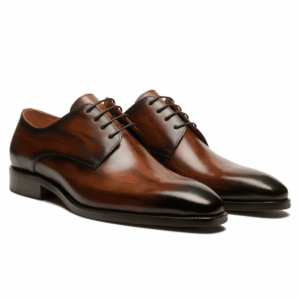 Set Richelieu Formel en Cuir Marron Clair