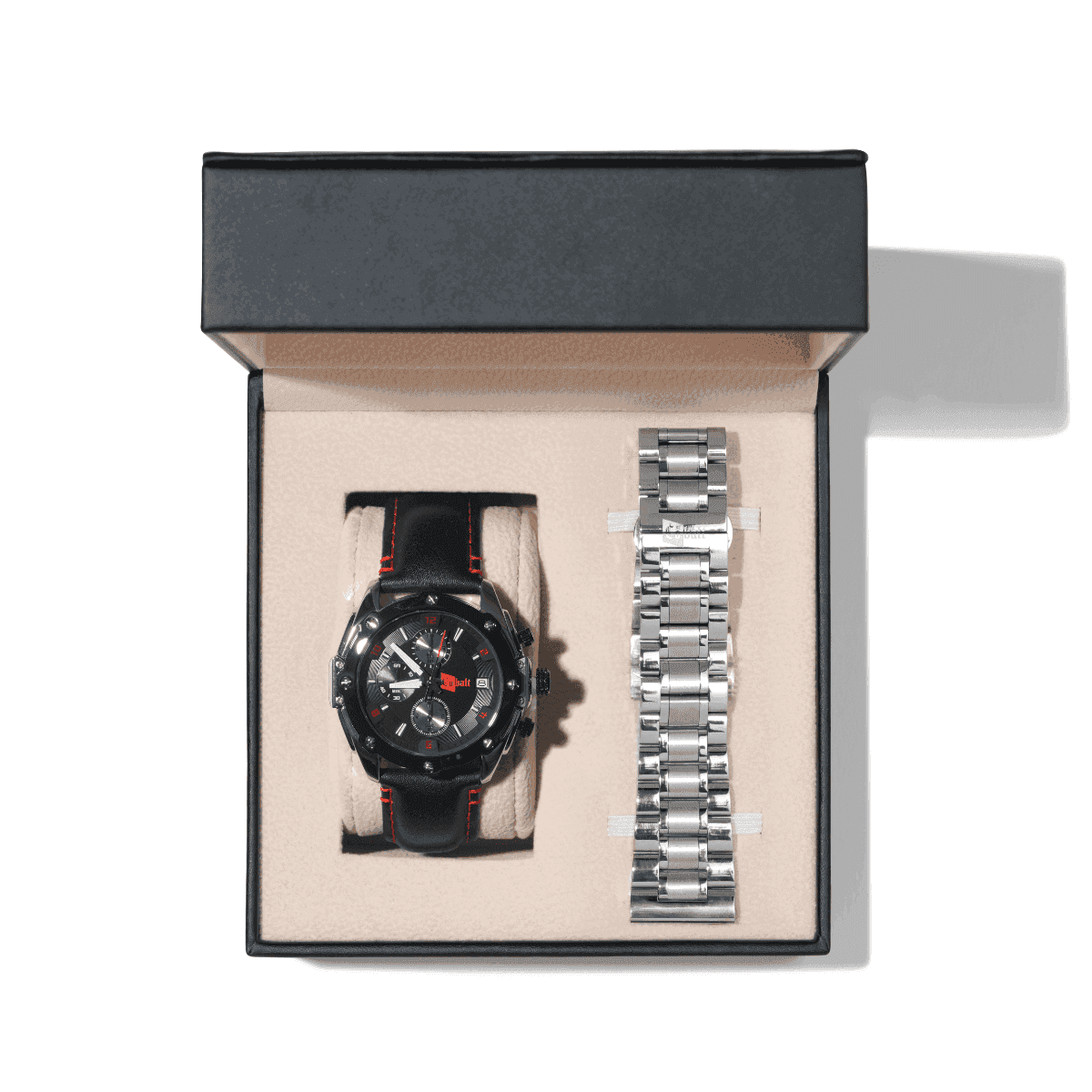Coffret-Montre-Cobalt27-Aube-Noir-Rouge-l-homme-chic-paris