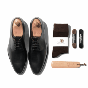 Set Richelieu Formel en Cuir Noir