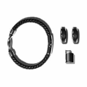 Set Bracelet Alliage avec 2 Anneaux