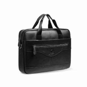 Set Sacoche Noir en Cuir “Excellence”