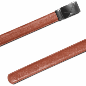 Set de 2 Ceintures en Cuir avec 3 Boucles